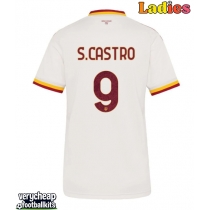 AS Roma Santiago Castro #9 Replica Away Shirt Ladies 2026-27 Short Sleeve